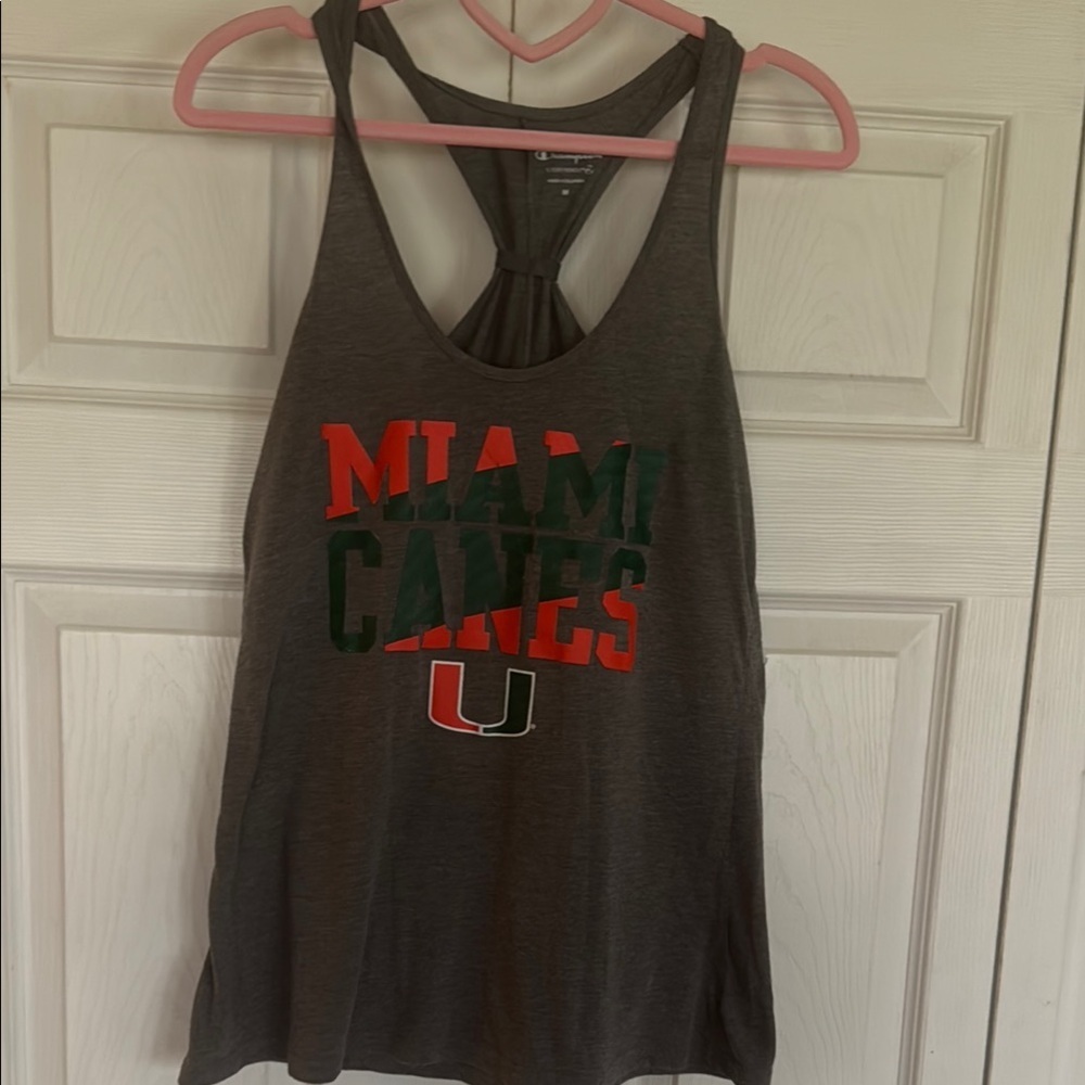 Champion Miami Canes Tank Top